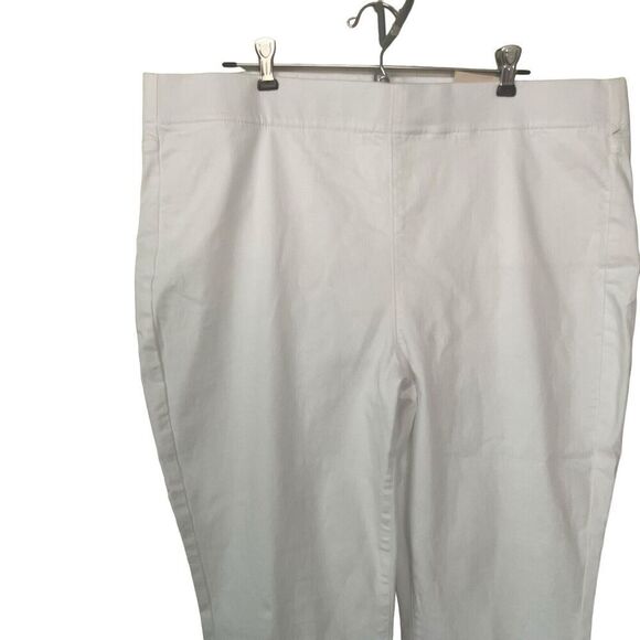 NWT NYDJ Women's Alina Jeans Size 18 Lift x Tuck Pull On Skinny Optic White - Picture 5 of 14